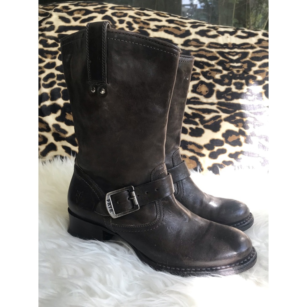 Brown Leather Frye Boots Sz 7.5